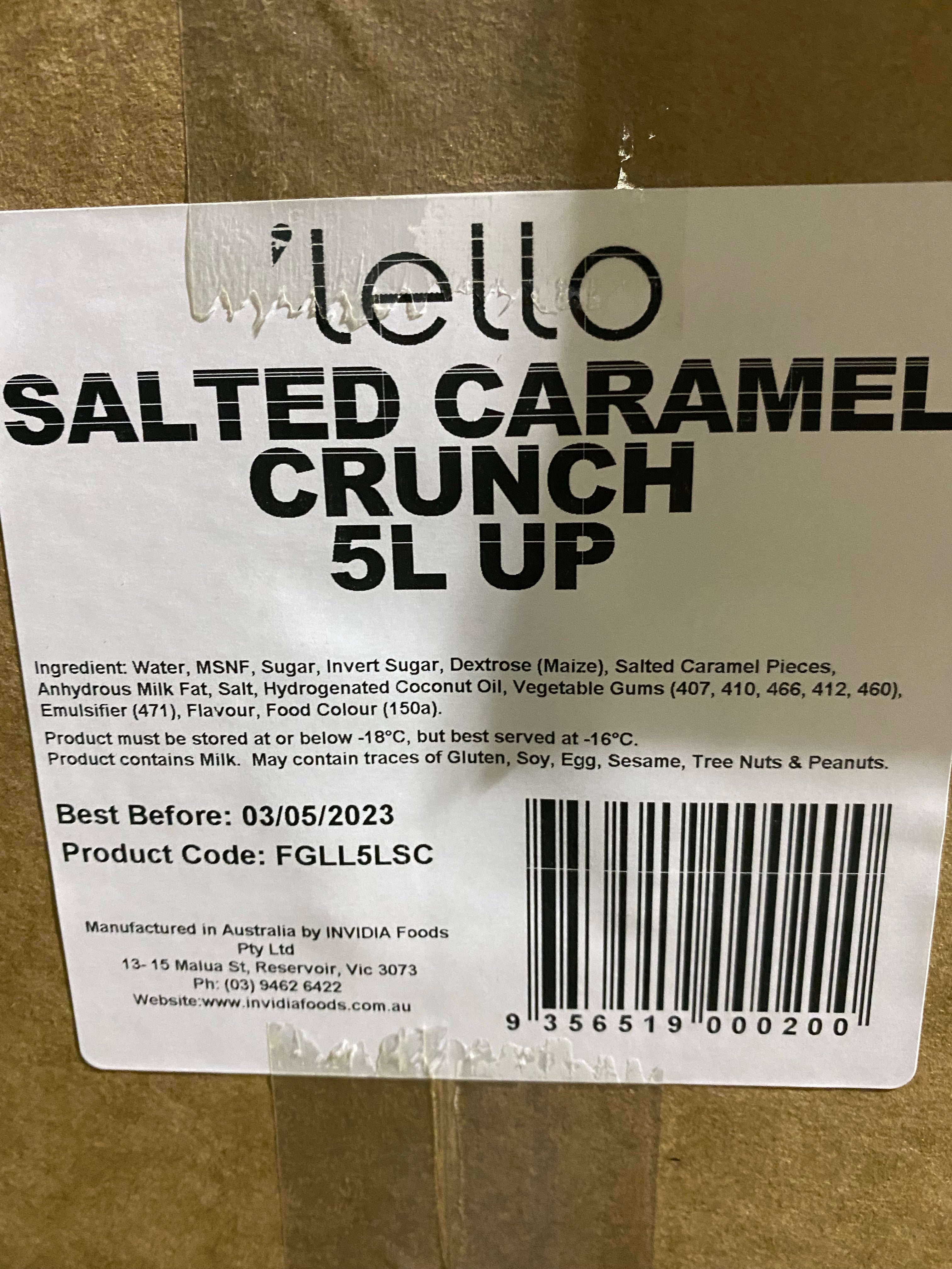 5L Gelato - Salted Caramel
